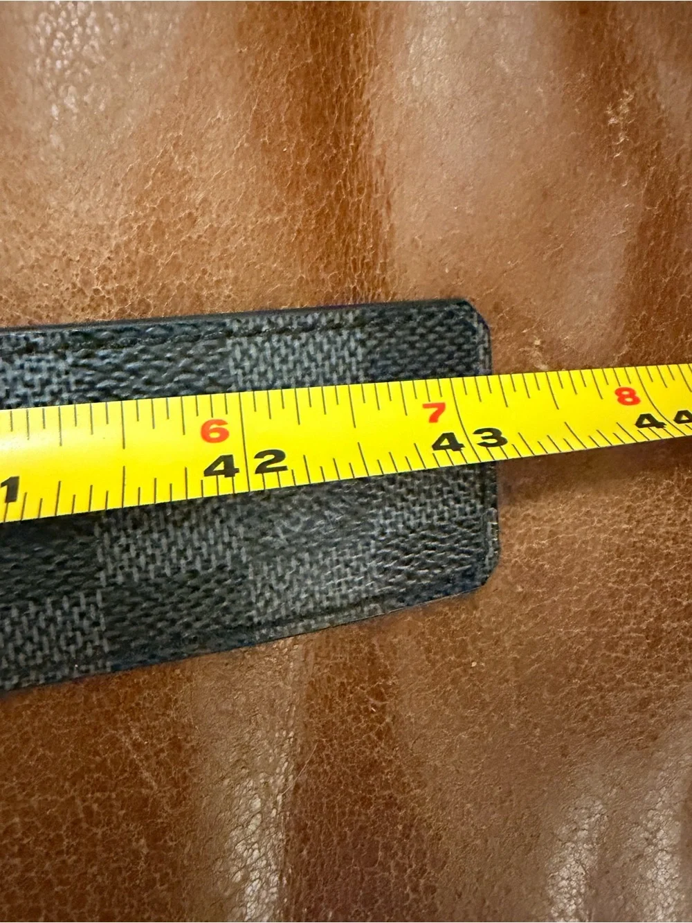 Louis Vuitton Damier Graphite LV Initiales Belt - Black/Grey Hardware